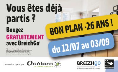 breizhgo gratuit cet été pour les jeunes de -26ans